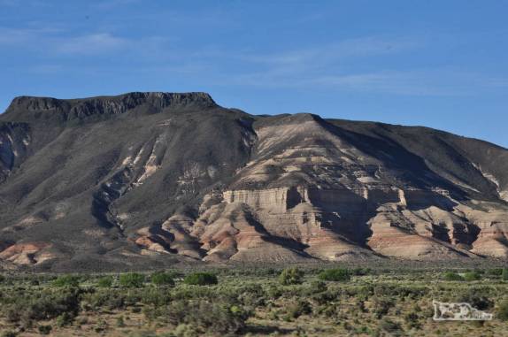 O belo cenário da região de Los Altares, no interior da Patagônia, na Argentina